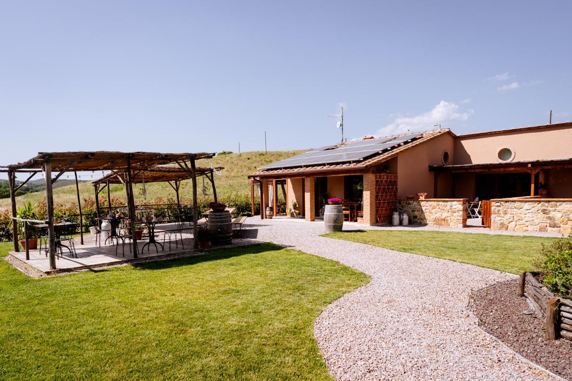 Agriturismo Giu Al Pozzo Gavorrano Bagian luar foto